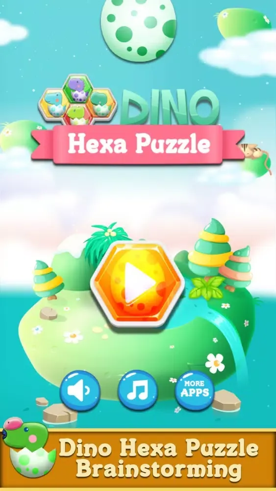 صور Dinosaur hexagon puzzle games