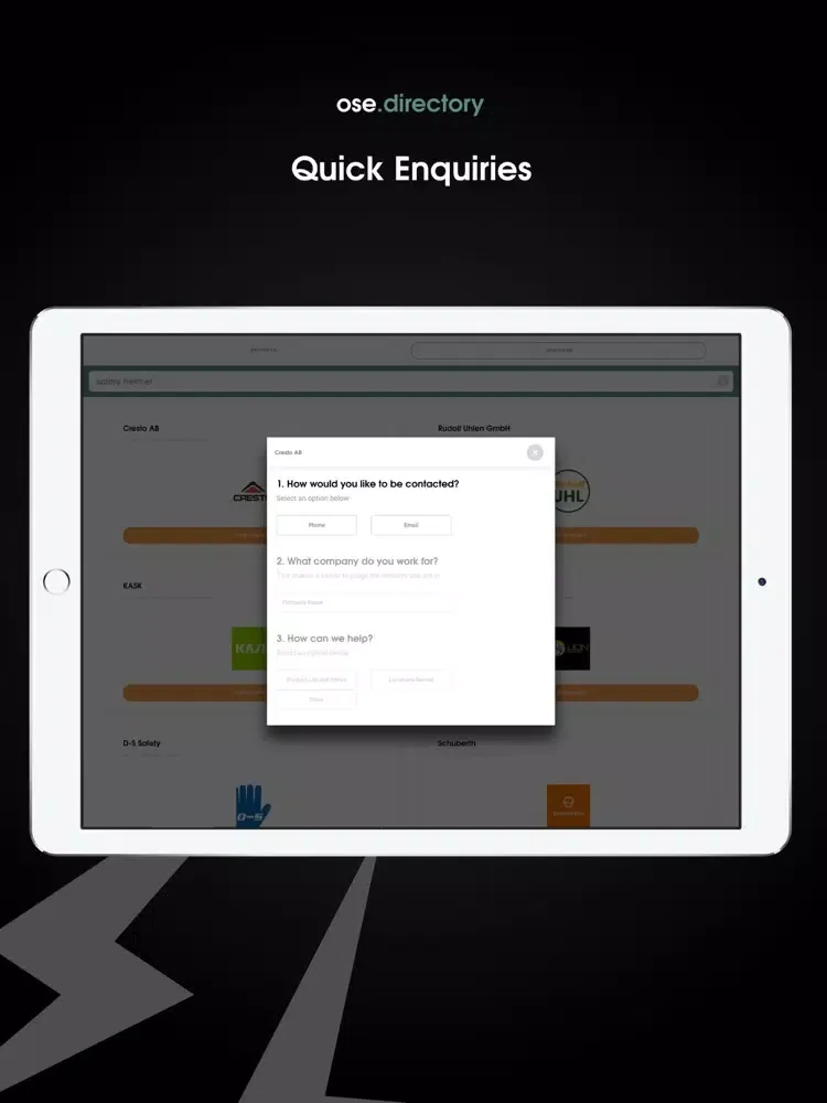 Captures d'écran de ose.directory - Global Product Directory iPad 