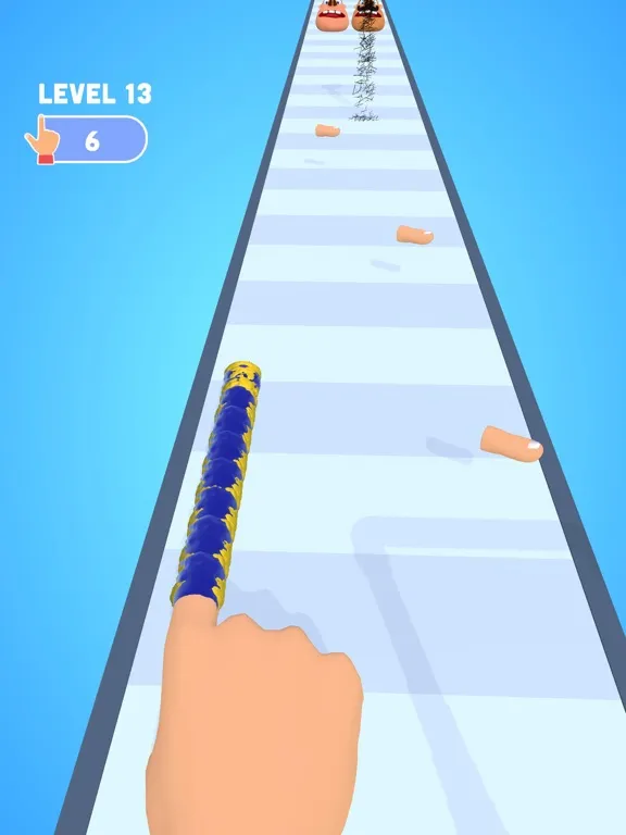 Tangkapan skrin Finger Runner 3D iPad 