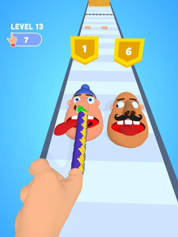 Tangkapan skrin Finger Runner 3D iPad 