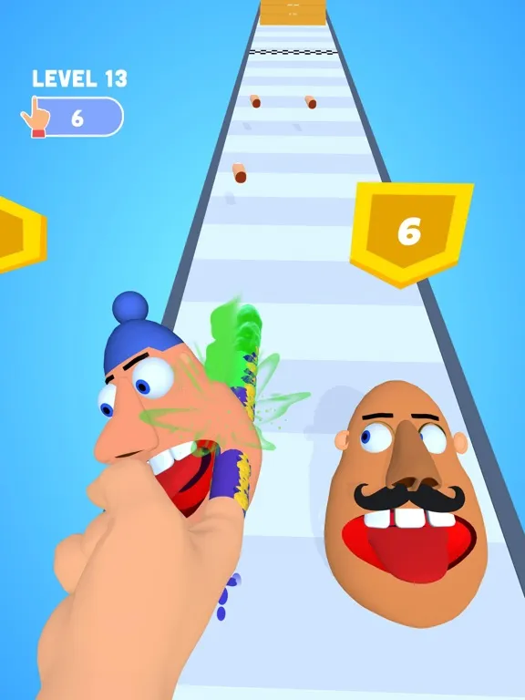 Tangkapan skrin Finger Runner 3D iPad 
