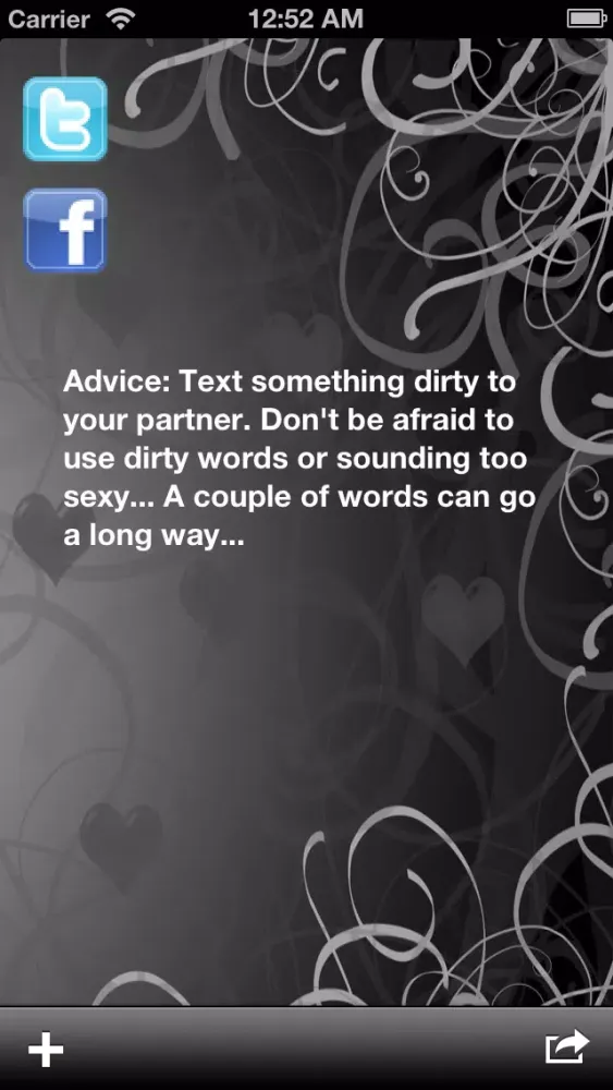 Tangkapan skrin Dirty Talk