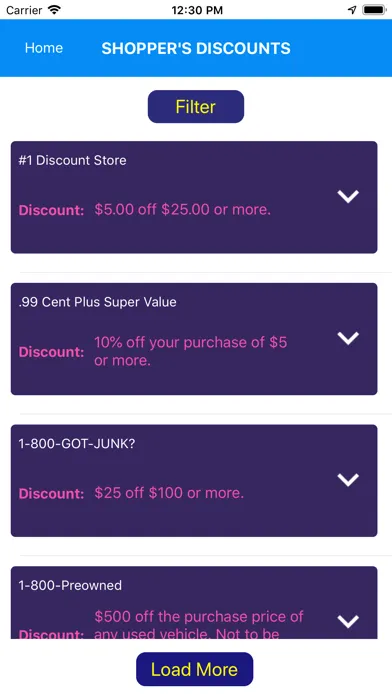 Shopper's Discount Card स्क्रीनशॉट