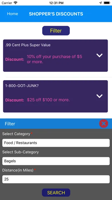 Shopper's Discount Card स्क्रीनशॉट