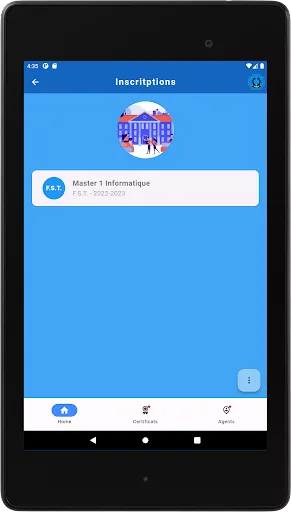 Captures d'écran de UCAD Mobile Services