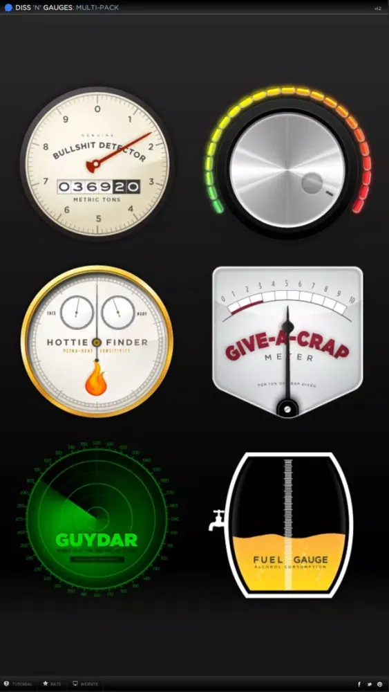 Capturas de tela do Diss 'n' Gauges Multi-Pack
