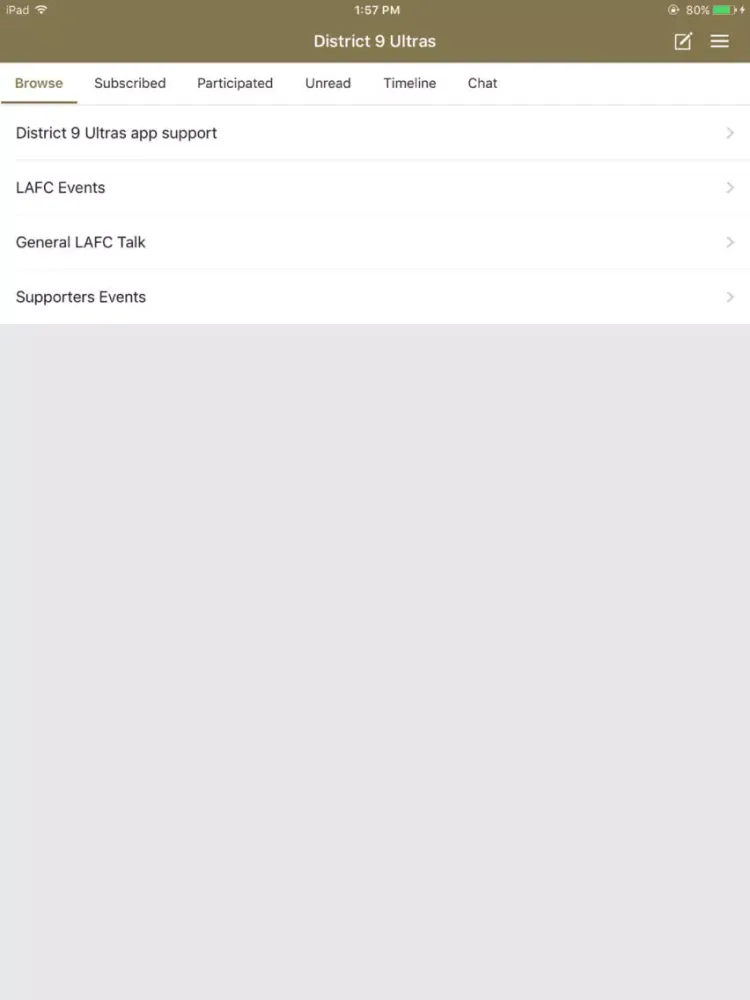 Tangkapan skrin District 9 Ultras iPad 