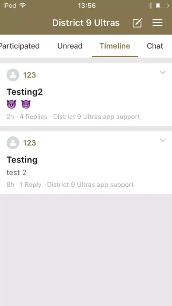 Tangkapan skrin District 9 Ultras