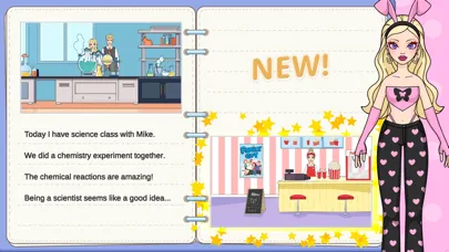 Capturas de tela do Magic paper dolls games DIY