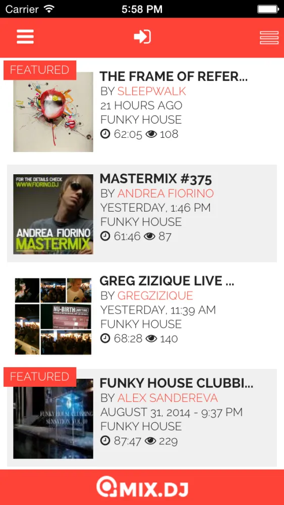 Zrzuty ekranu Funky House Party by mix.dj