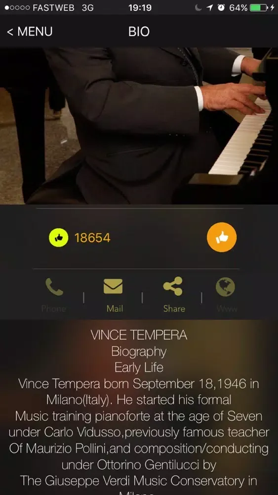 ภาพหน้าจอของ Vince Tempera