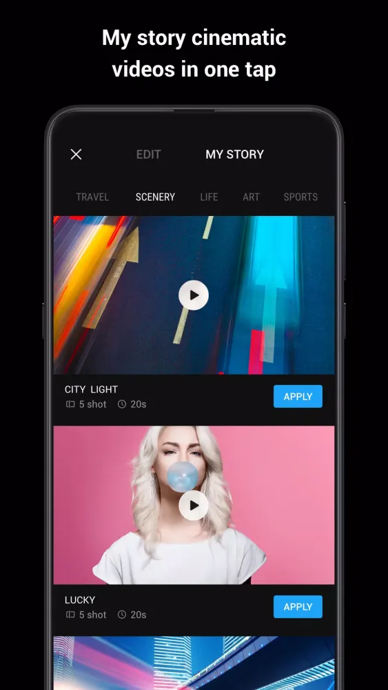 DJI Mimo Screenshots