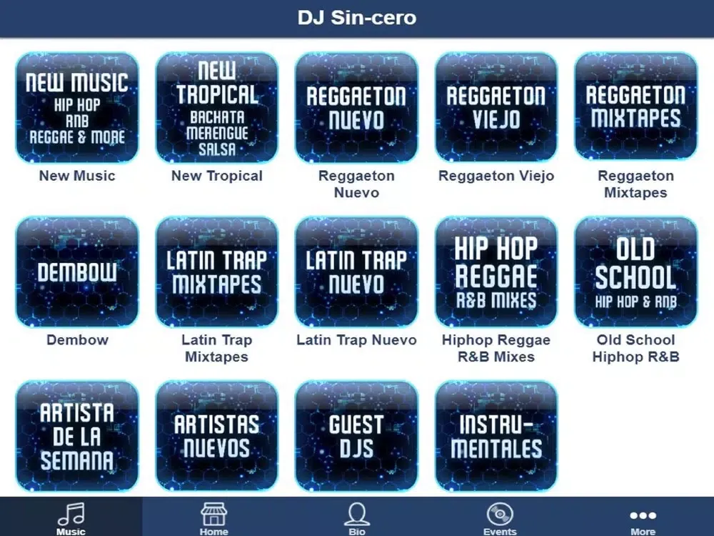 DJ Sincero iPad  Ekran Görüntüleri