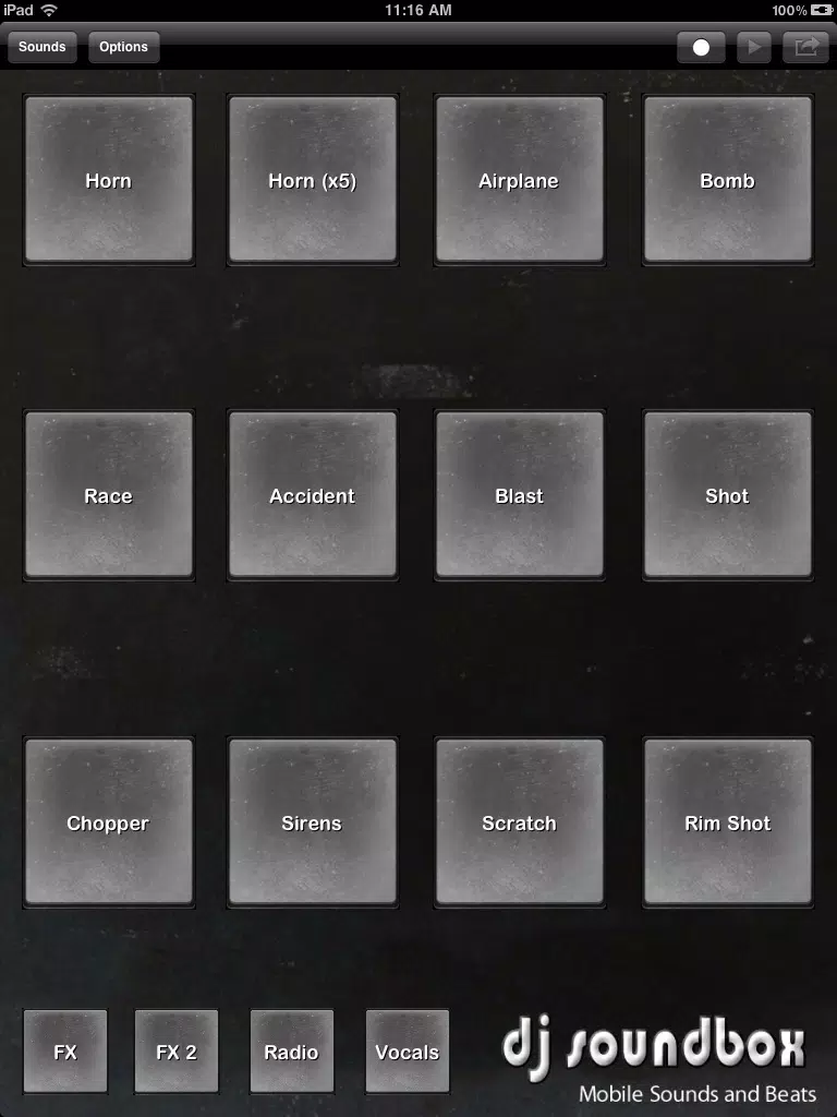 Captures d'écran de DJ SoundBox iPad 