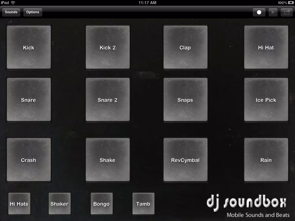 Captures d'écran de DJ SoundBox iPad 