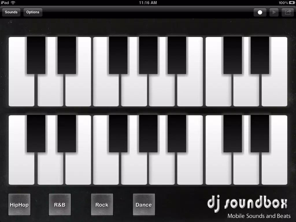 Captures d'écran de DJ SoundBox iPad 
