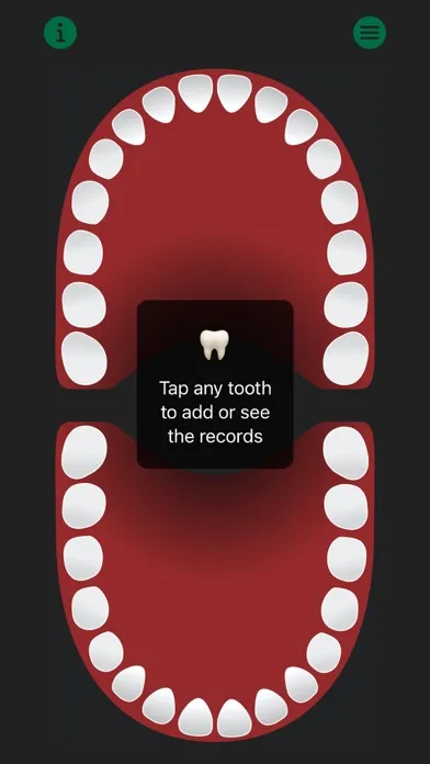Capturas de tela do Simple Dental Logbook