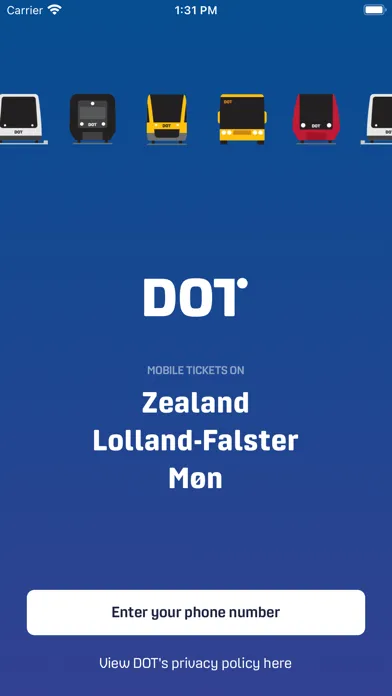 DOT Billetter Ekran Görüntüleri