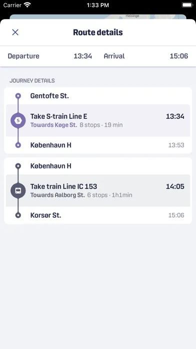 DOT Billetter Ekran Görüntüleri