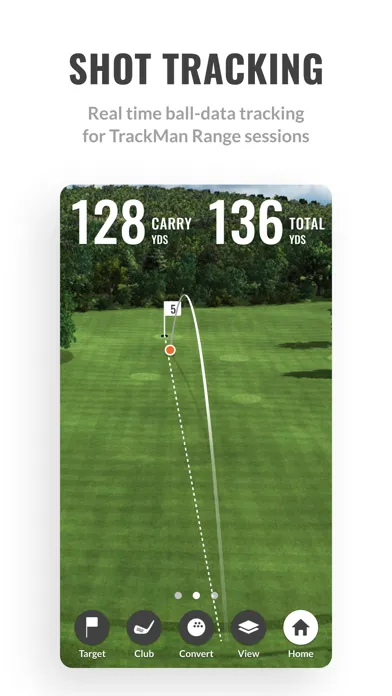Ảnh chụp màn hình của TrackMan Golf