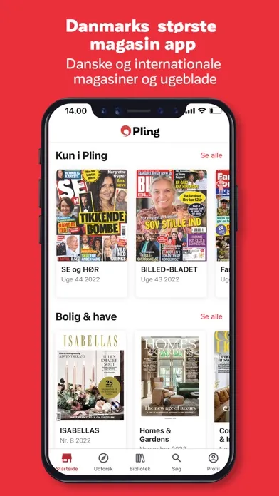 Pling – Læs magasiner og blade Screenshots