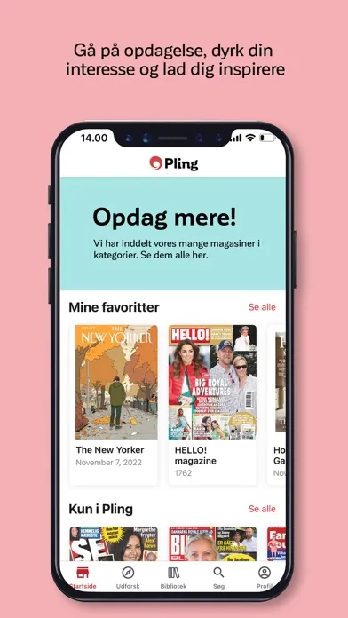Pling – Læs magasiner og blade Screenshots