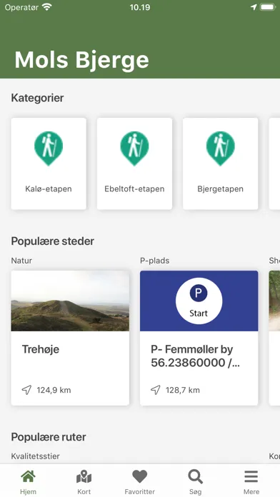 Nationalpark Mols Bjerge سکرین شاٹس