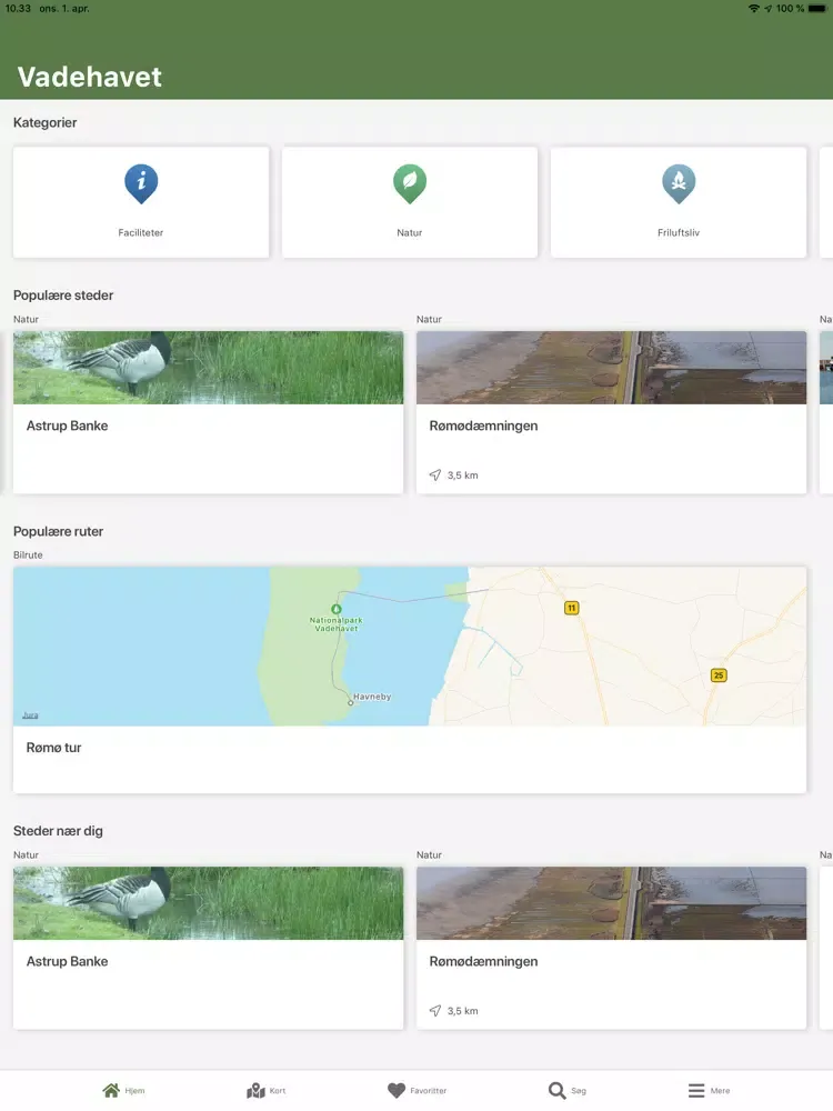 Screenshot di Nationalpark Vadehavet iPad 