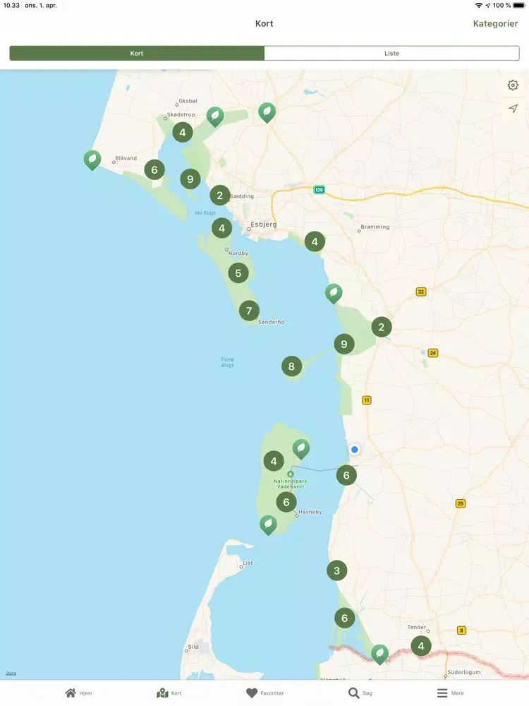 Screenshot di Nationalpark Vadehavet iPad 