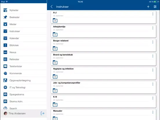 ภาพหน้าจอของ FH Automation iPad 