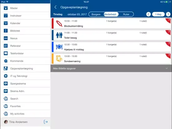 ภาพหน้าจอของ FH Automation iPad 