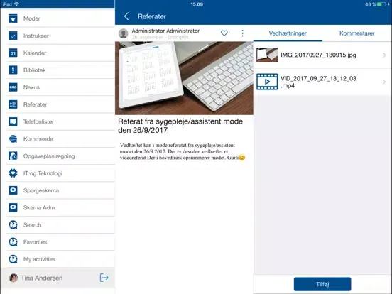 ภาพหน้าจอของ FH Automation iPad 