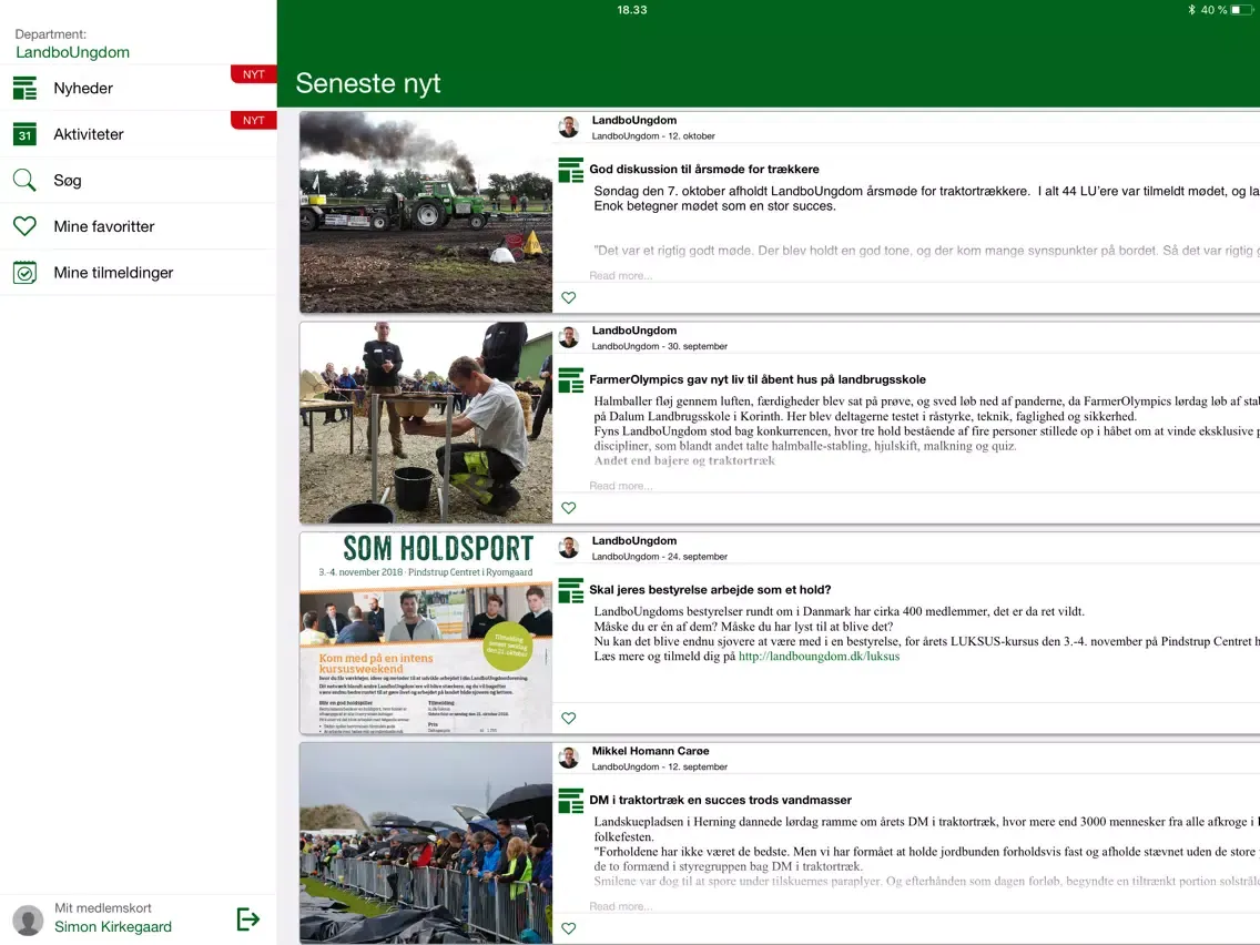 Capturas de pantalla de LandboUngdom iPad 
