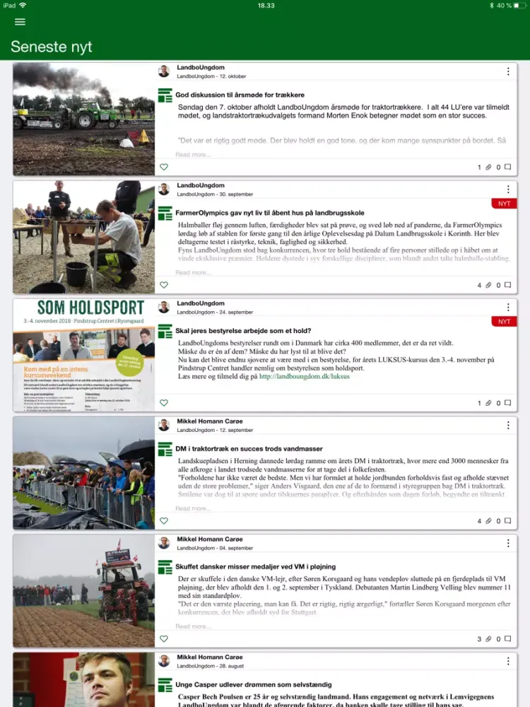 Capturas de pantalla de LandboUngdom iPad 
