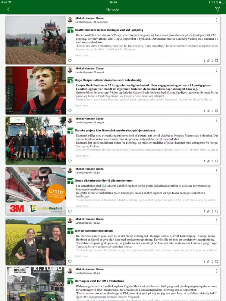 Capturas de pantalla de LandboUngdom iPad 