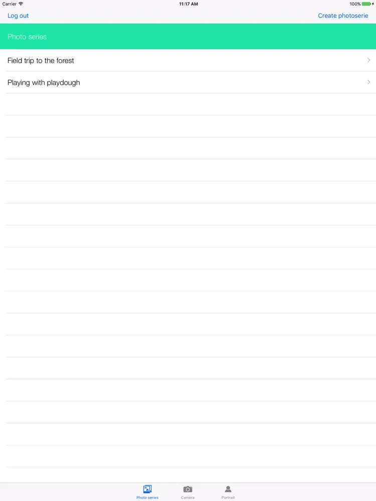 Screenshot di JP Photo iPad 