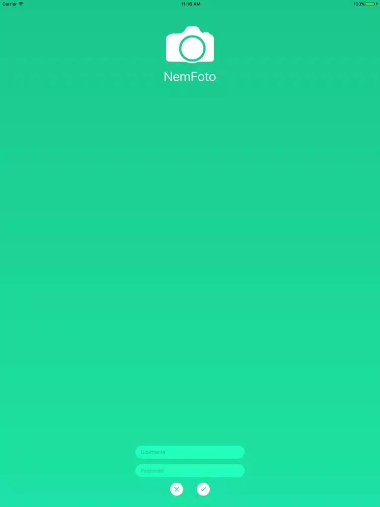 Screenshot di nemFoto Nyborg Kommune iPad 