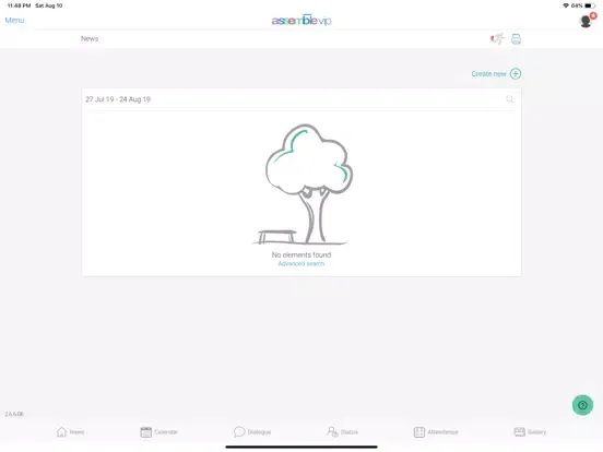 Zrzuty ekranu nemMedarbejder Hillerød iPad 