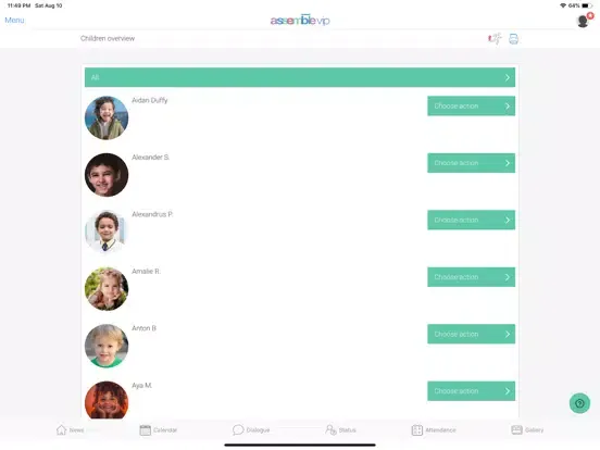 Zrzuty ekranu nemMedarbejder Hillerød iPad 