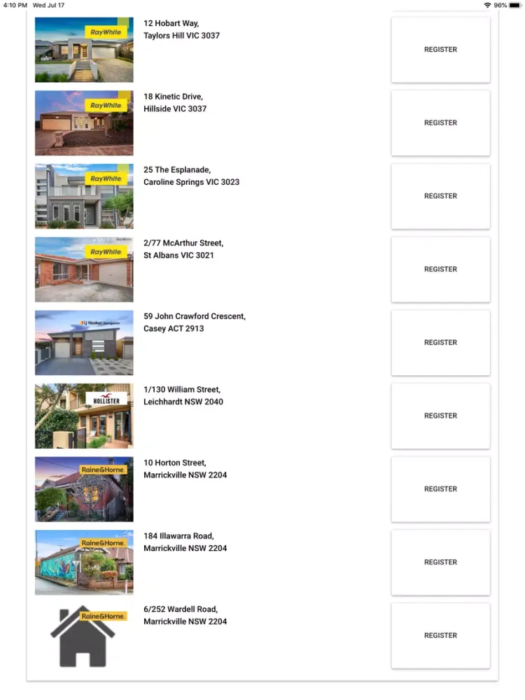 Captures d'écran de ePaddle - AUCTIONS LIVE iPad 