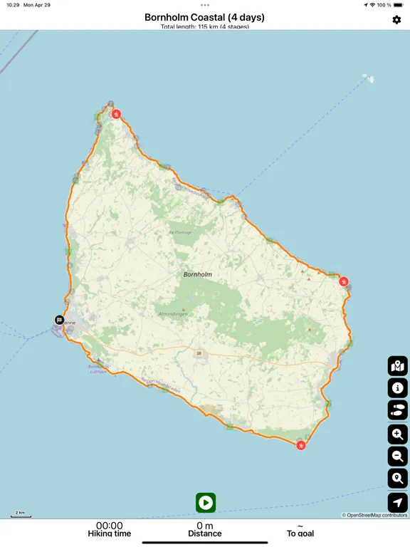 Bornholm Rundt - Denmark iPad 應用截圖