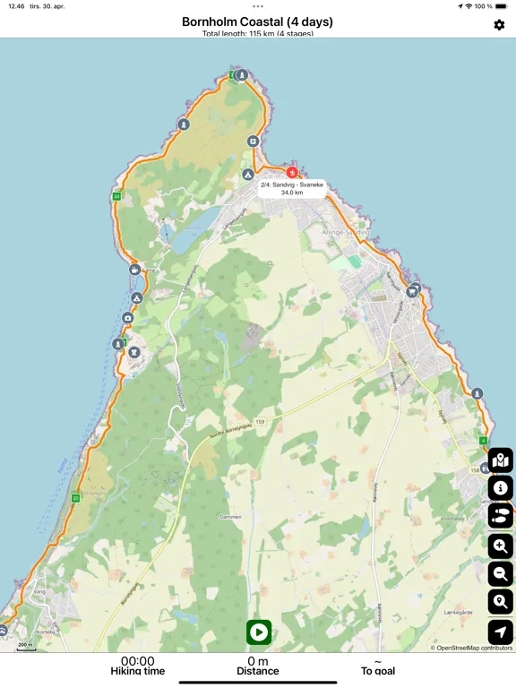 Bornholm Rundt - Denmark iPad 應用截圖