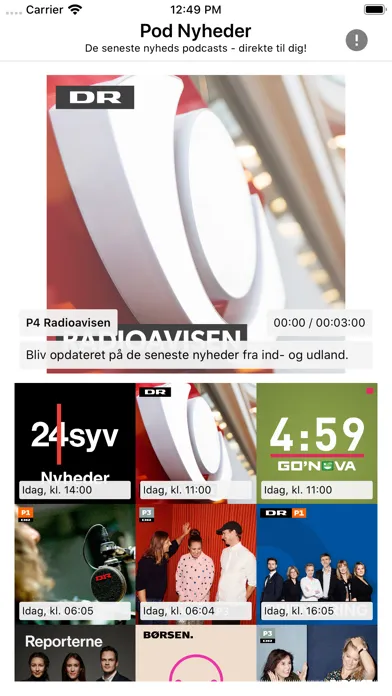 Pod Nyheder سکرین شاٹس