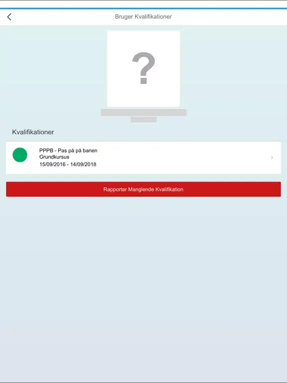Скриншоты Banedanmark kvalifikationer iPad 