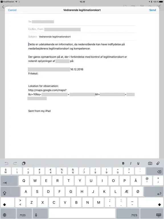 Скриншоты Banedanmark kvalifikationer iPad 