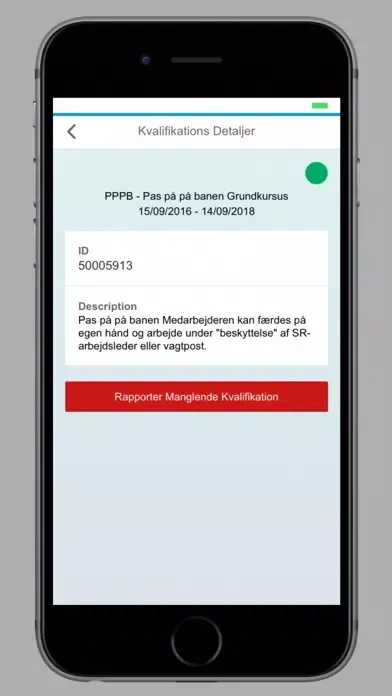 Скриншоты Banedanmark kvalifikationer