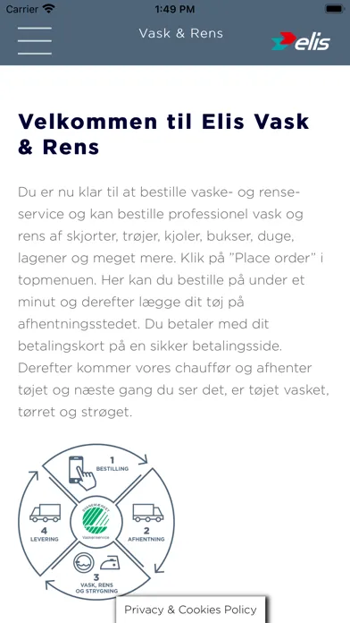 Capturas de tela do Vask og Rens