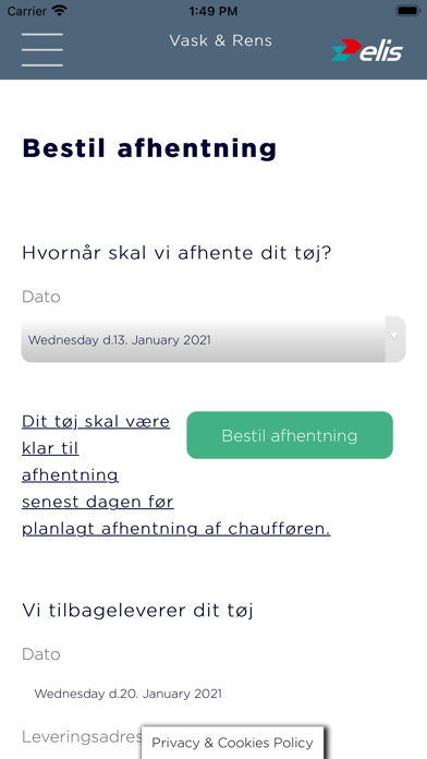 Tangkapan layar Vask og Rens