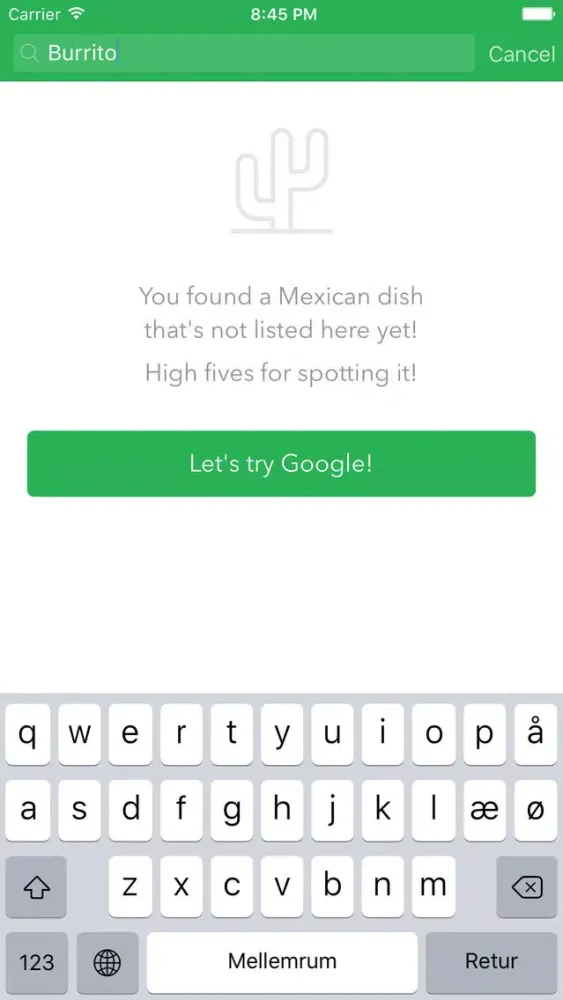 Capturas de tela do Mexican Food - The real thing
