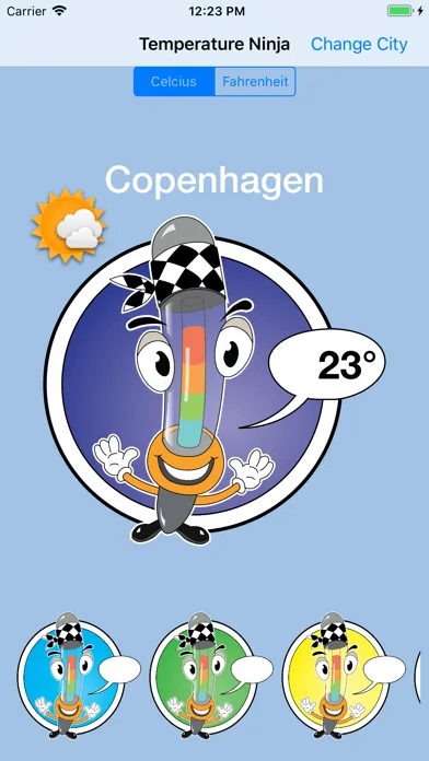 Temperature and weather Ekran Görüntüleri